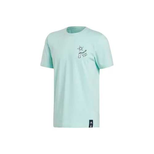 Adidas Argentina T-Shirt Мужская Холодный Мятный Зеленый