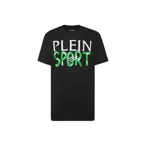 PLEIN SPORT Мужская черная футболка