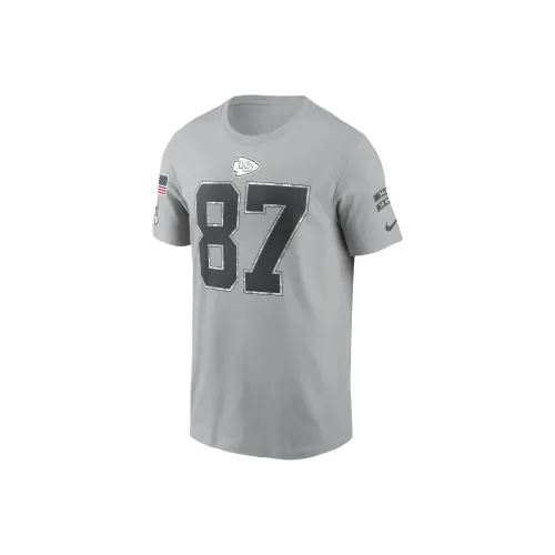 nike NFL Патрик Махомес КАНСАС СИТИ ЧИФС Салют Сервису Футболка Мужская Серый