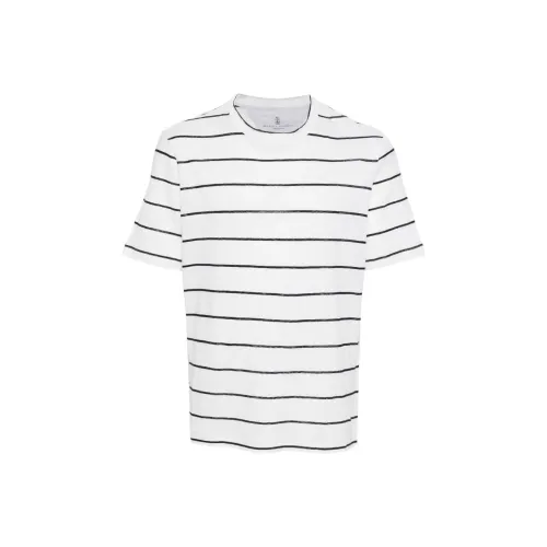 BRUNELLO CUCINELLI Белая Мужская Рубашка T