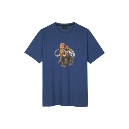 Paul Smith FW24 T Рубашка Мужская Темный Индиго