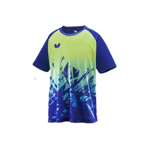 Бабочка Синий Унисекс Футболка