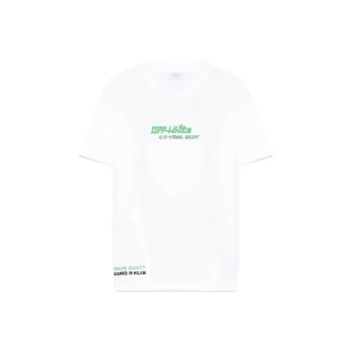 Off Белый Мужской T-Рубашки