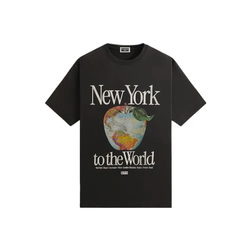 KITH FW24 NY To The World T-Shirt Мужской Черный