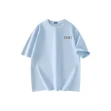 [Dense 100% cotton] Ледниково-голубой (Логотип Ma Fei Yan Dreams на груди _ Логотип Ma Fei Yan Dreams на спине)