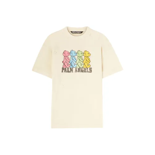 PALM ANGELS T-Рубашка Мужская Айвори Белая