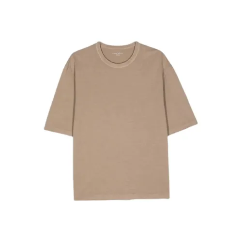 OFFICINE GENERALE Светло-коричневые Мужские T-рубашки