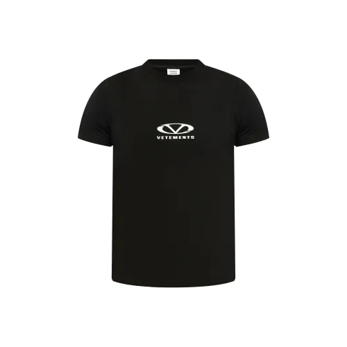 Vetements Черные Мужские T-Рубашки