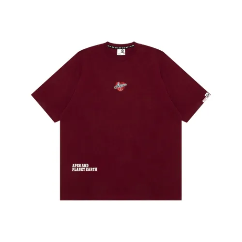 Aape SS25 T-Shirt Мужской Красный BDX