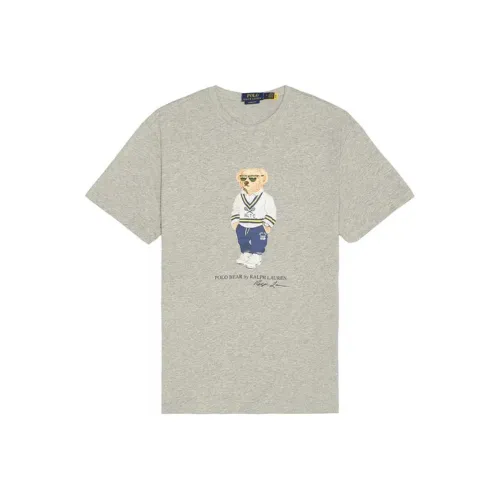 Polo Ralph Lauren T-Shirt Мужская Серого цвета