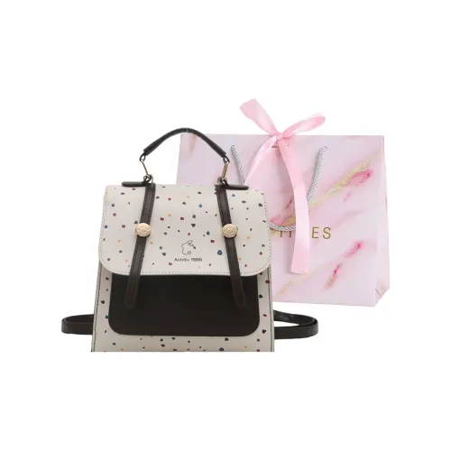 Parker Bear ПУ (полиуретан) Рюкзак Женская Белая