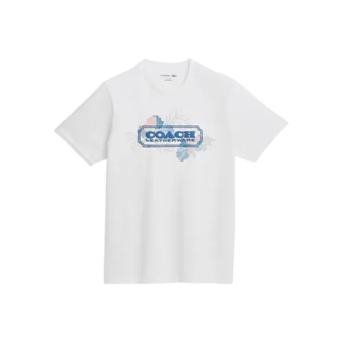 COACH FW24 T-Shirt Унисекс Белый