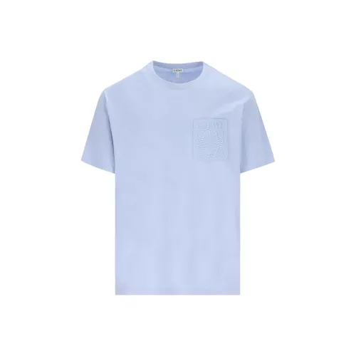 LOEWE Совместное издание Светло-синие Мужские T-рубашки