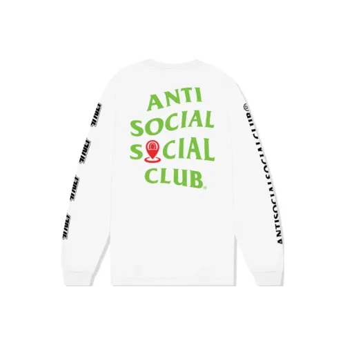 ANTI SOCIAL SOCIAL CLUB Kasina Collaboration Коллаборация Белая Унисекс Рубашка T