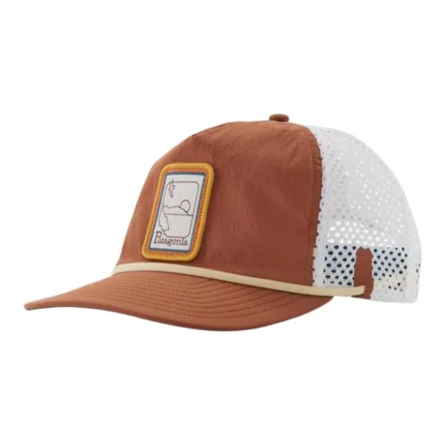 Patagonia Нейлон Полиуретан Полиэстер Кепки Унисекс Коричневый