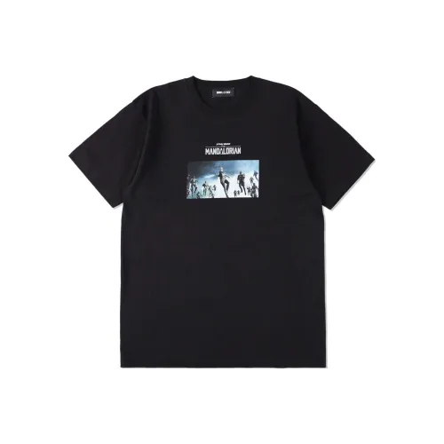 Wind And Sea Черная Унисекс Футболка