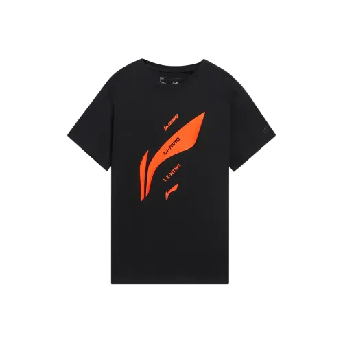 Лайнер Sports Fashion Collection T-Shirt Унисекс Черный Ярко-Оранжевый