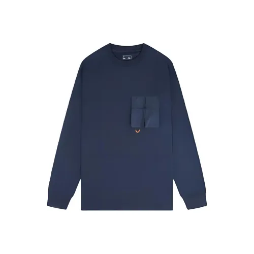 LINING Sports Trend Series T Рубашка Мужская Темно-Ирисовый Синий