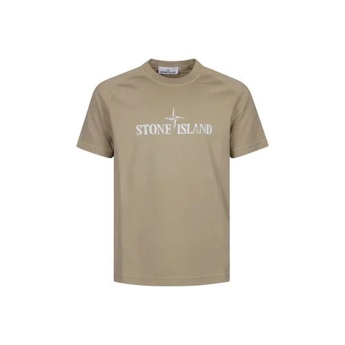 STONE ISLAND Рубашка Мужская Светлый Умбра