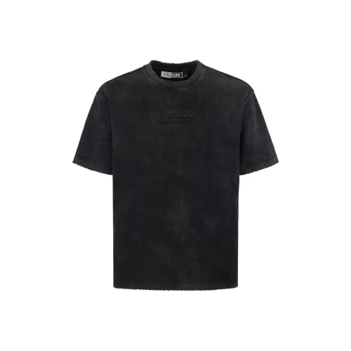 EVISU Угольный Серый Мужская T-Рубашка