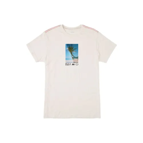 RVCA T-Shirt Мужская Винтаж Белый