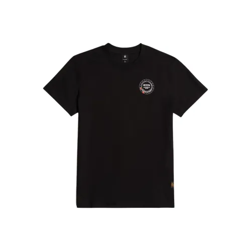 STAR RAW Черная мужская футболка