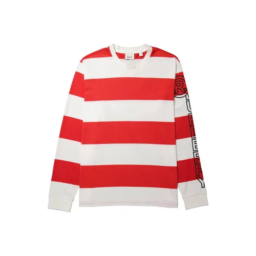 Burberry T-рубашка мужская красная и белая