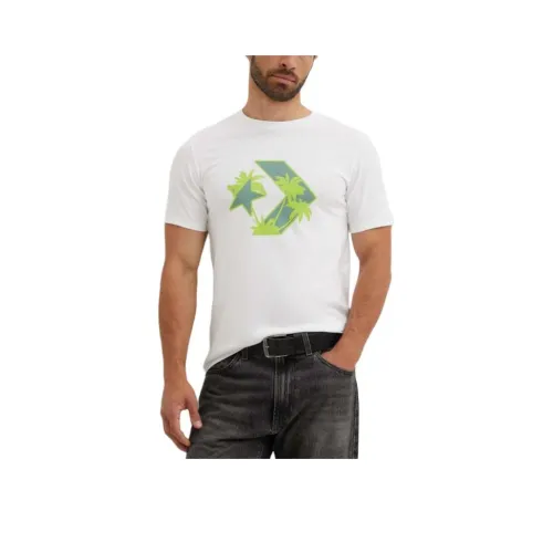 Конверс Белая Мужская Футболка