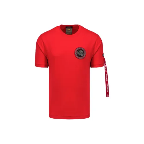 AERONAUTICA MILITARE Red Мужская T-рубашка