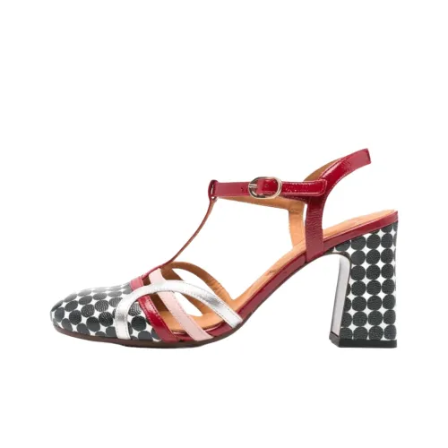 CHIE MIHARA Mendy Грубый каблук Высокие каблуки 9 см Женские Черный