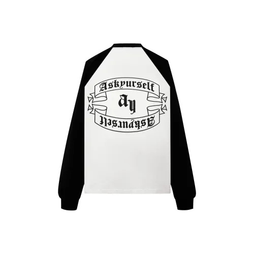 Askyurself T-Shirt Унисекс Черный Белый