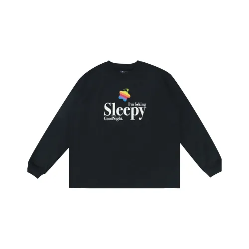 STAY UP LATE T-Shirt Унисекс Черный