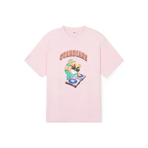 MLB Cleveland Guardians Розовая Унисекс Футболка