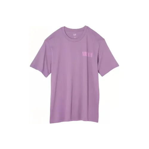 GAP x Nirvana T-Shirt Унисекс Фиолетовый