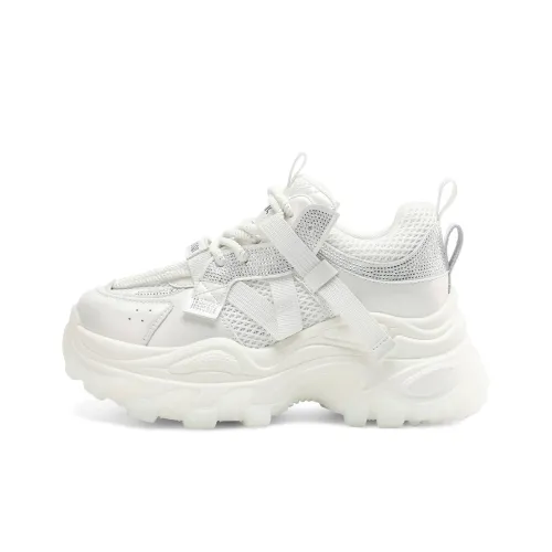 BOERDIQI Низкий топ толстая подошва кроссовки женские