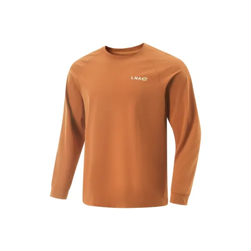 LINING Cool Tea T Рубашка Мужская Янтарно-Коричневая