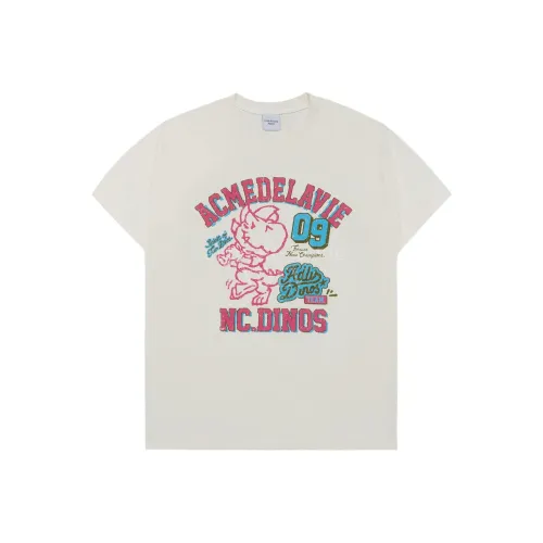 Acme De La Vie ADLV x NC DINOS FW24 T-Shirt Унисекс Белый