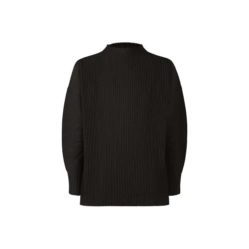 Homme Plissé Issey Miyake FW24 T Рубашка Мужская Черная