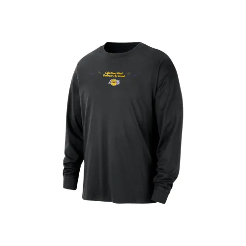 Nike x NBA Courtside Los Angeles Lakers T-Shirt Мужской Черный