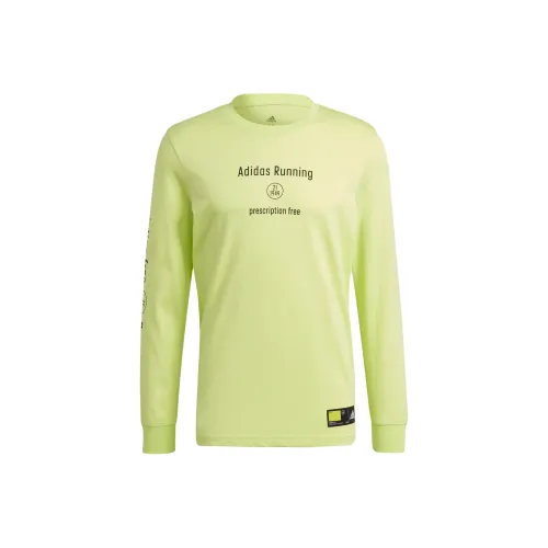 Adidas Боковая сторона Effects LS T Рубашка Мужская Желтая