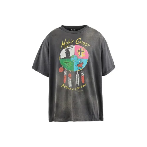 SAINT Mxxxxx x LASTMAN SS24 T Рубашка Унисекс Черный