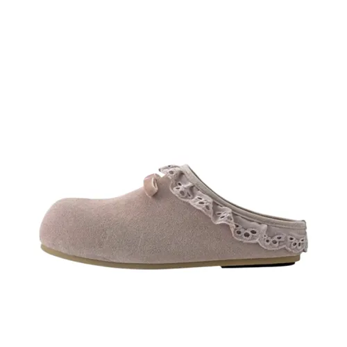 LIANGHUO Резиновая подошва тихие устойчивые к абразию домашние тапочки для женщин