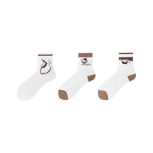 WAJUZHEN Носки Crew Женские упаковка из 3 пар Magic World