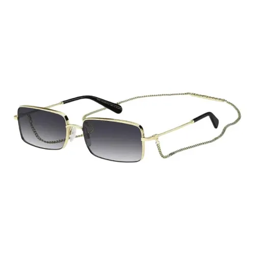 MARC JACOBS Металл Прямоугольные Солнцезащитные очки Женские Золотые
