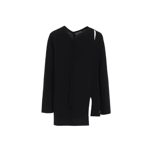 Yohji Yamamoto Pour Homme SS25 T-Shirt Мужской Черный