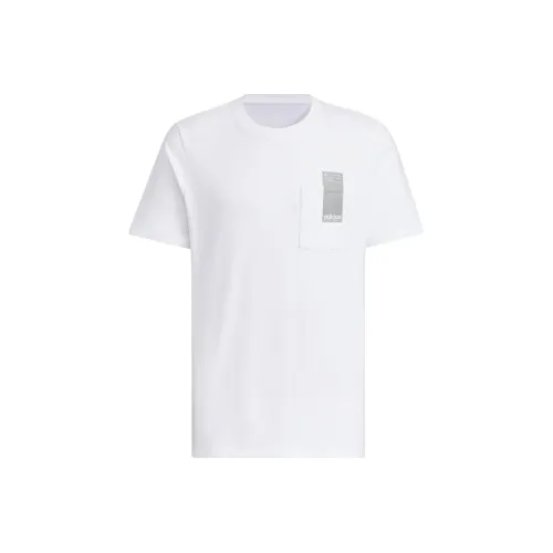 Adidas Белая Унисекс Футболка