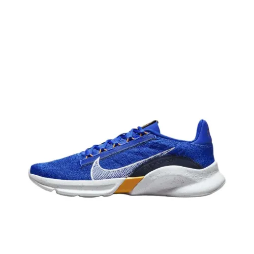 Nike SuperRep Go 3 Slip-resistant Abrasion-resistant Low-top Training Shoes Men's Blue Найк СуперРеп Го 3 Противоскользящие Устойчивые к истиранию Низкие Кроссовки для тренировок Мужские Синие
