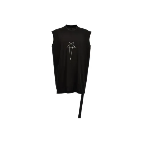 RICK OWENS совместная черная мужская рубашка T