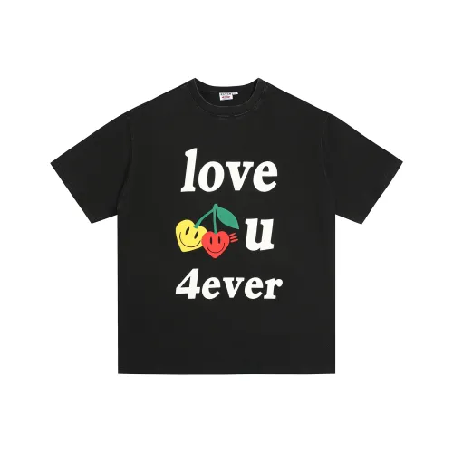 4EVER LAB Промытый черный Унисекс Футболка