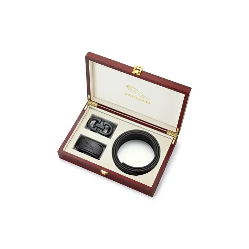 JAGUAR Alloy Leather Belts Men's